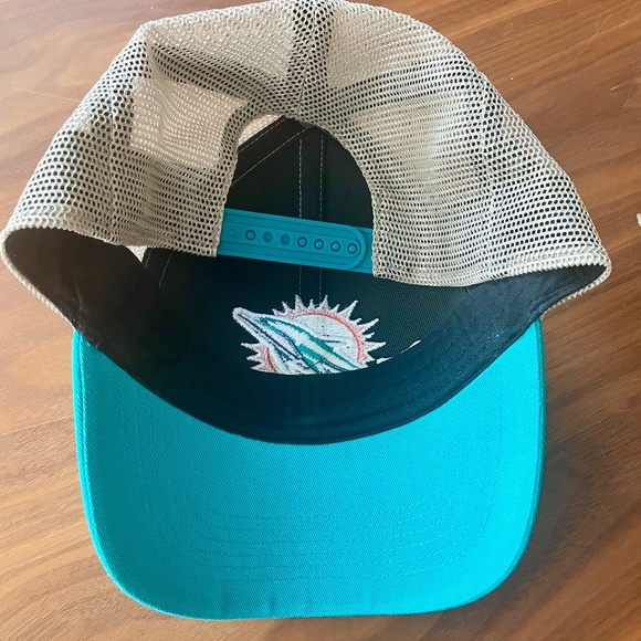 Men's '47 Aqua Miami Dolphins flagship MVP NFL Snapback Hat - Picture 5 of 7